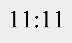 11:11 Hvad betyder det?
